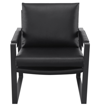 903021 -Rosalind Upholstered Track Arm Accent Chair Black