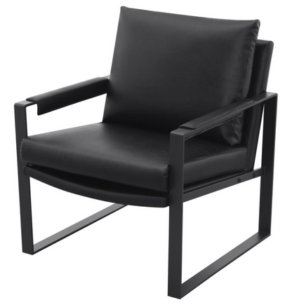 903021 -Rosalind Upholstered Track Arm Accent Chair Black