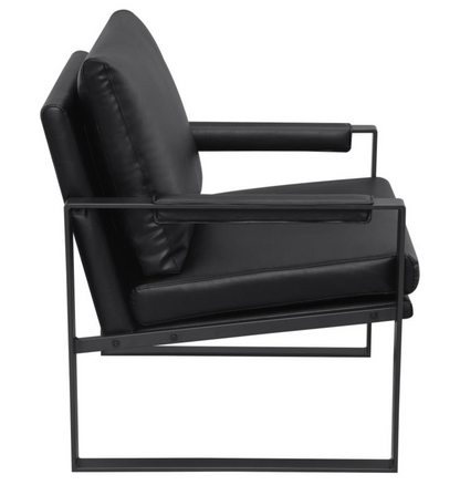 903021 -Rosalind Upholstered Track Arm Accent Chair Black