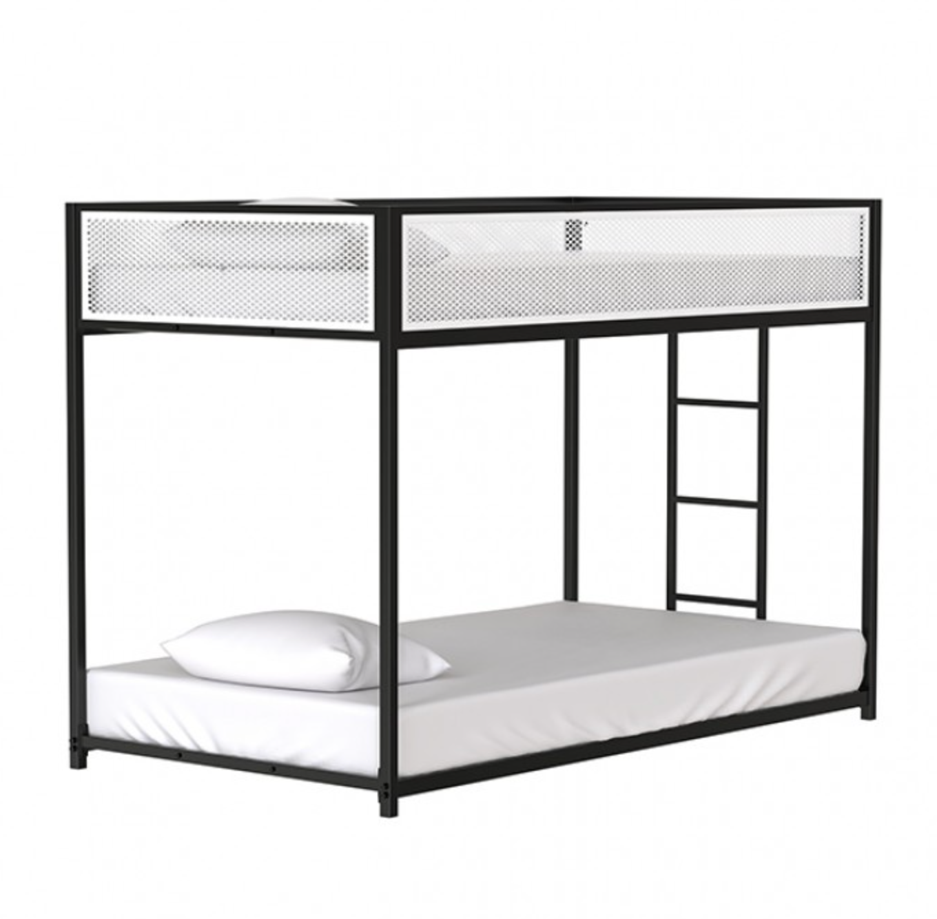 SOUTHALL TWIN/TWIN METAL BUNK BED     |     FM-BK1201BK-TT