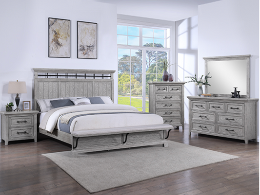 SETB1900 BECKETT BEDROOM 4PCS QUEEN