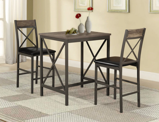 3pc Counter Height Dining Set