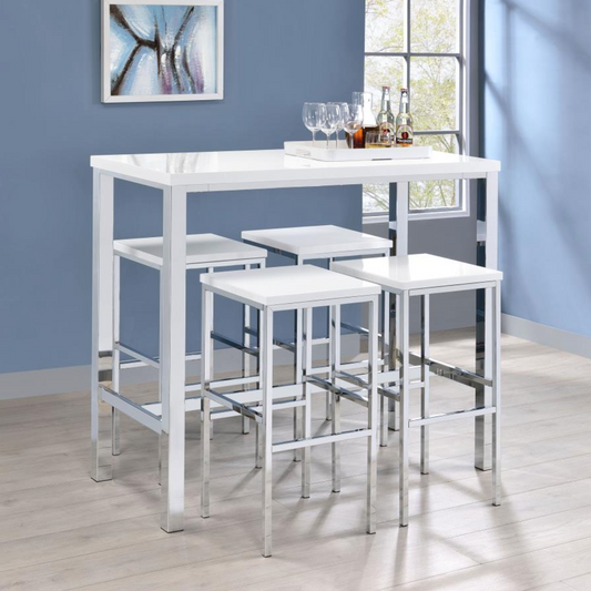 Natividad 5-piece Pub Height Bar Table Set