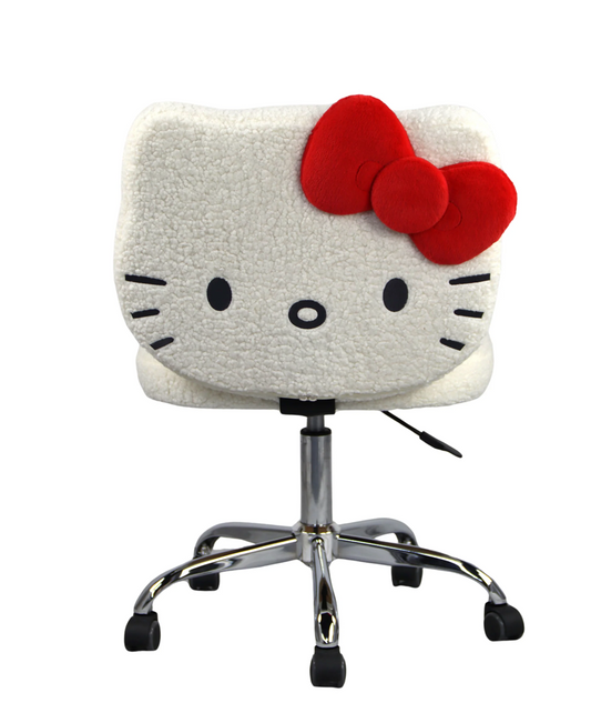 Hello Kitty® Sherpa Swivel Vanity Chair