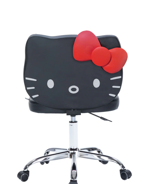 Hello Kitty® Faux Leather Swivel Vanity Chair