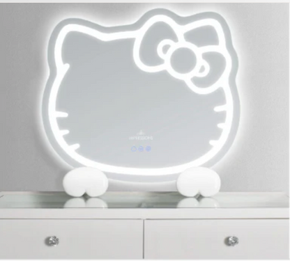 Hello Kitty ® RGB Wall Mirror 2.0 W/ Bluetooth Speakers and Specialty Base