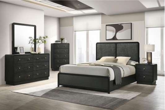 223661Q-S5- Cavelle 4-piece Queen Bedroom Set Black