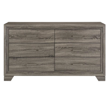 223341Q-S4-Wright 4-piece Queen Bedroom Set Brown Oak