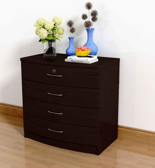 WD-5008B-CB -4 DRAWER CHEST - COFFEE BEAN