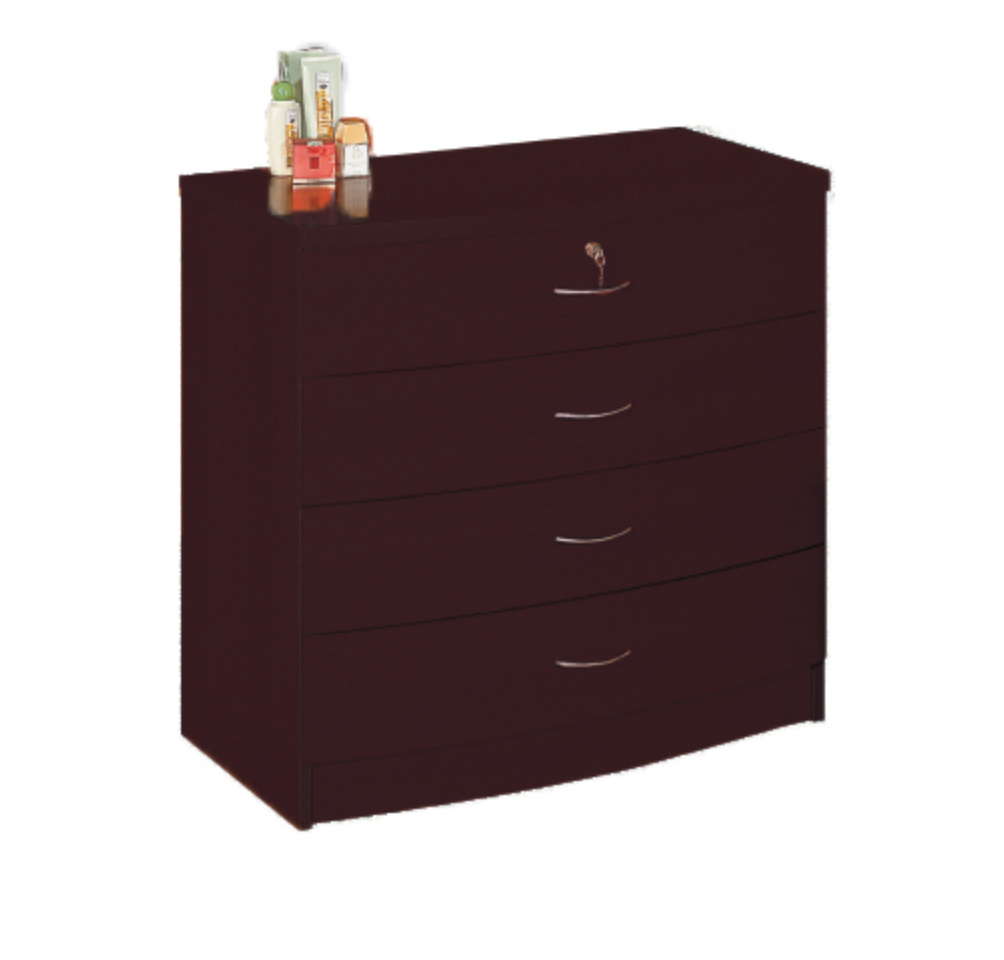 WD-5008B-CB -4 DRAWER CHEST - COFFEE BEAN