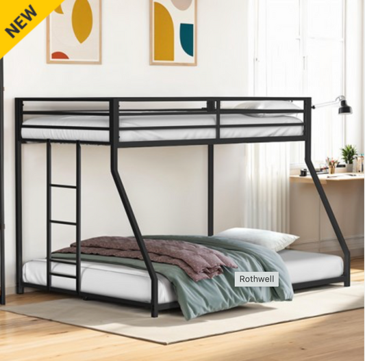ROTHWELL TWIN/FULL METAL BUNK BED