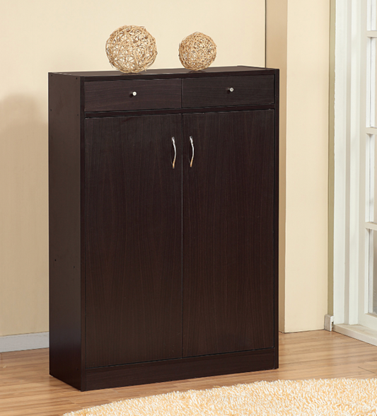 106138- SHOE CABINET - RED COCOA
