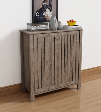 950551- SHOE/STORAGE CABINET - DARK