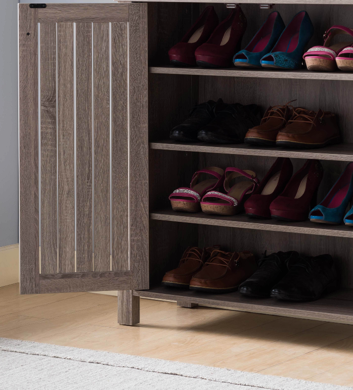 950551- SHOE/STORAGE CABINET - DARK