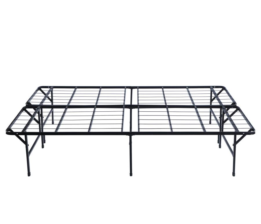 305957F -Mabel Metal Full Mattress Support Platform Bed Black