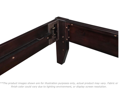300555F -Hounslow Full Universal Platform Bed Cappuccino