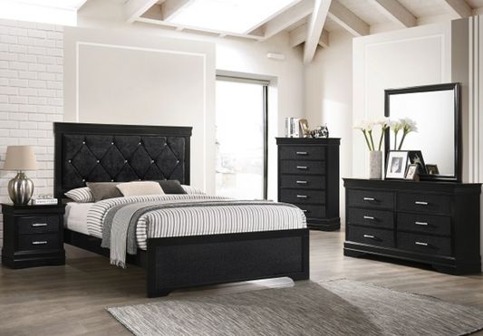 SETB6918 AMALIA BLACK 4PC