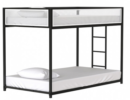 SOUTHALL TWIN/TWIN METAL BUNK BED     |     FM-BK1201BK-TT