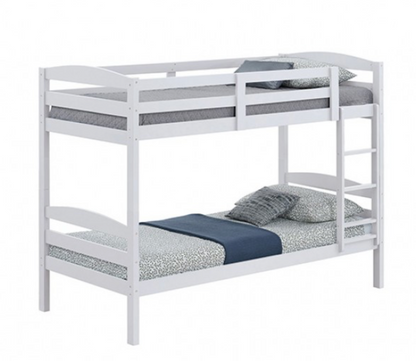 FINSBURY TWIN TWIN BUNK BED     |     FM-BK110WH-T