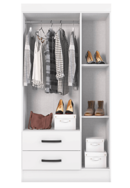 White Wardrobe Closet Chest By Casa Blanca Furniture