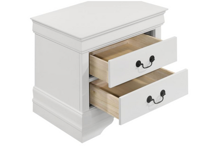 202441-S4 -Louis Philippe -piece Bedroom Set White