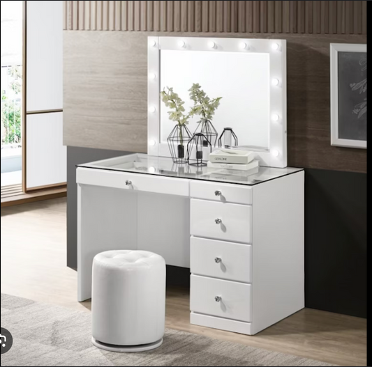 B4851WHSET MORGAN VANITY SET WHITE