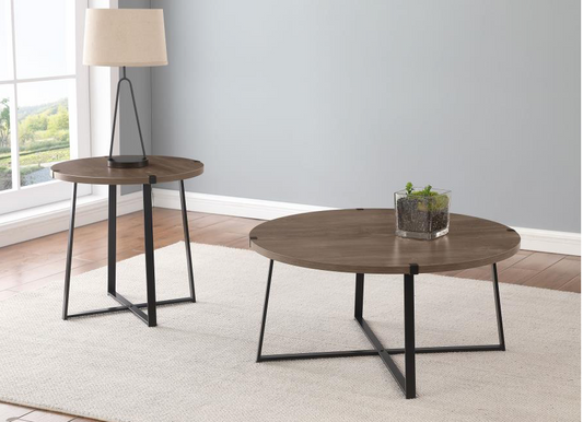 710298-Marcus Round Engineered Wood Coffee Table Light Brown