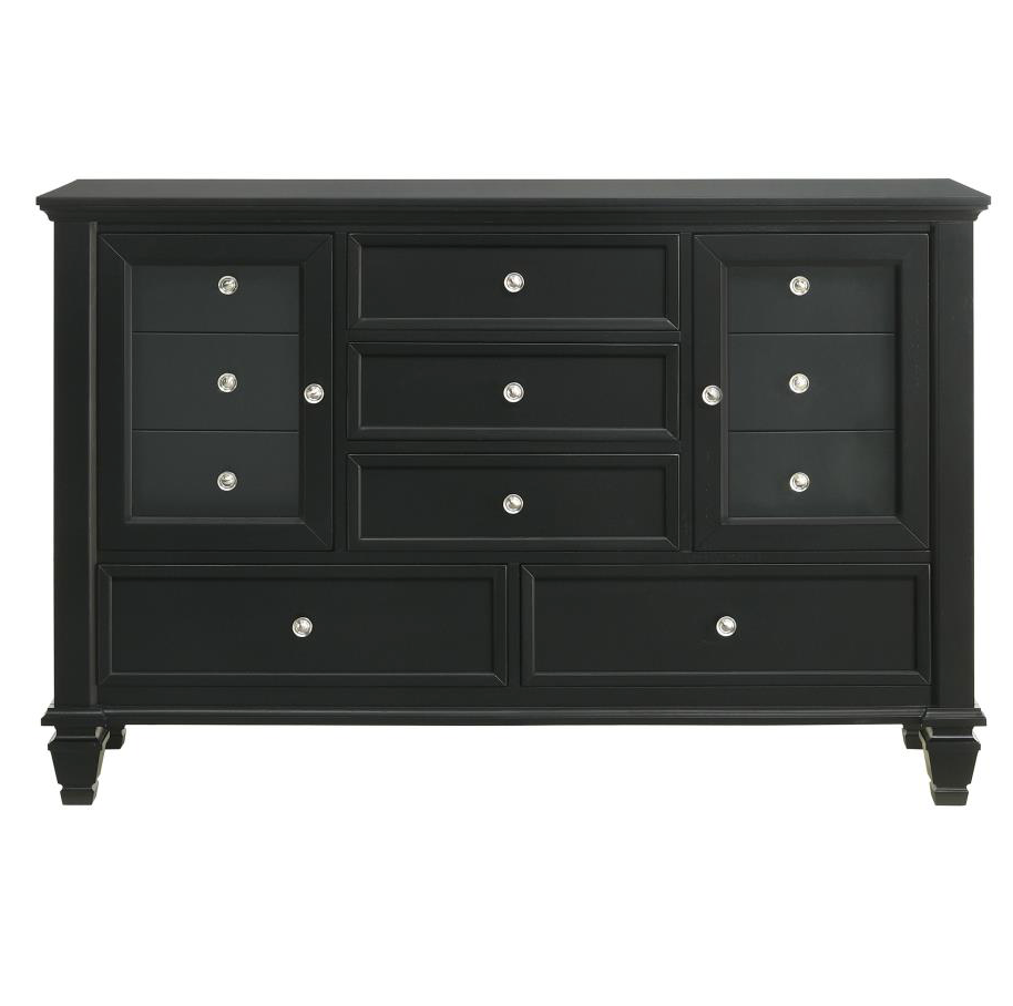 201321KWN-S4 Sandy  California King Bedroom Set Black