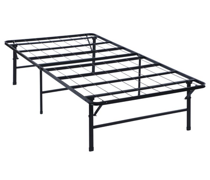 305957F -Mabel Metal Full Mattress Support Platform Bed Black